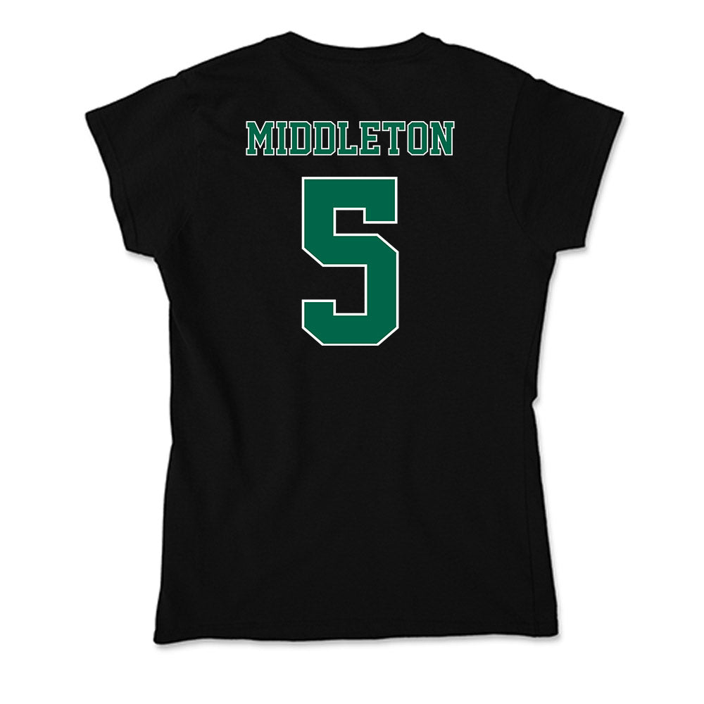 Tulane - NCAA Men's Basketball : Scotty Middleton - Soft Style Women’s T-Shirt-1