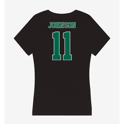 Tulane - NCAA Football : Trace Johnson - Women's V-Neck T-Shirt-1