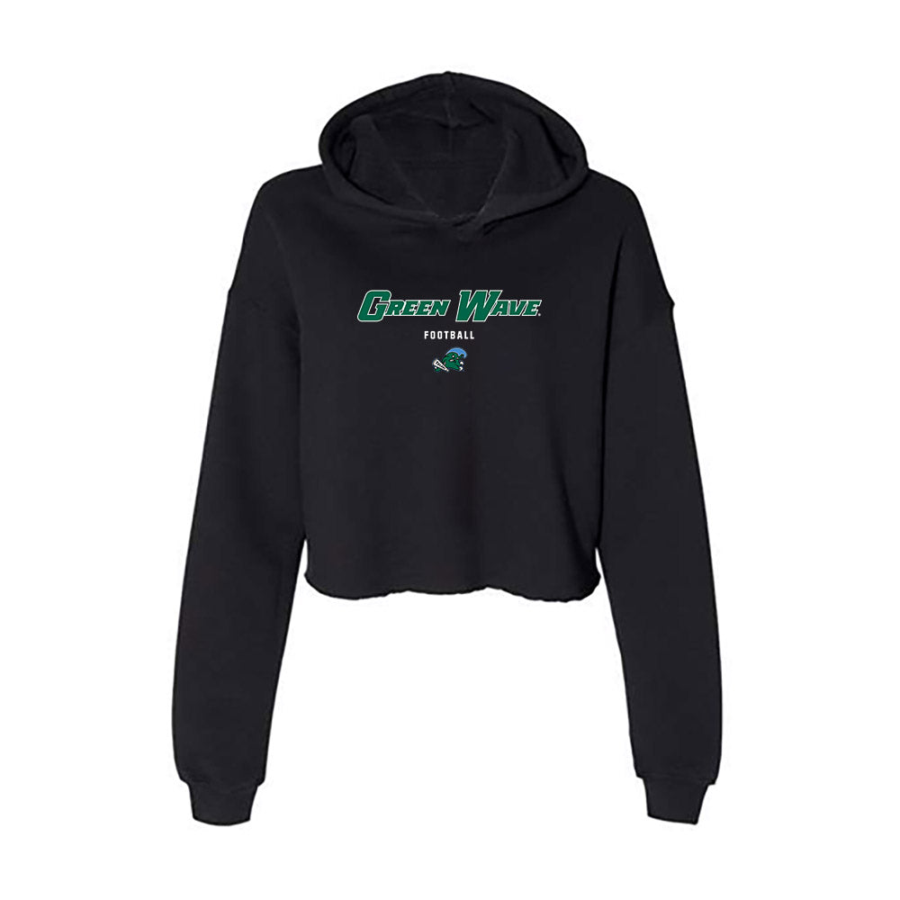 Tulane - NCAA Football : Syre Gilmore - Women's Crop Fleece Hooded Sweatshirt-0