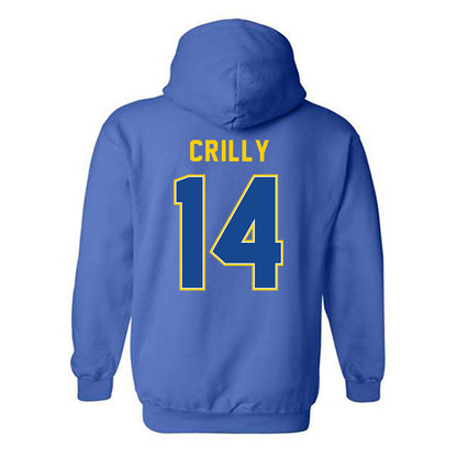 UAF - NCAA Men's Basketball : Davis Crilly - Classic Shersey Hooded Sweatshirt-1