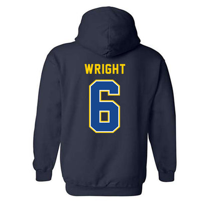 UAF - NCAA Women's Volleyball : Kelli Wright - Classic Shersey Hooded Sweatshirt-1
