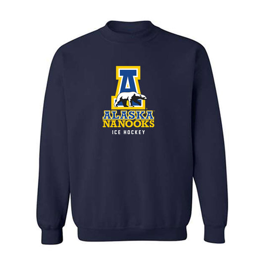 UAF - NCAA Men's Ice Hockey : Seth Fryer - Classic Shersey Crewneck Sweatshirt-0