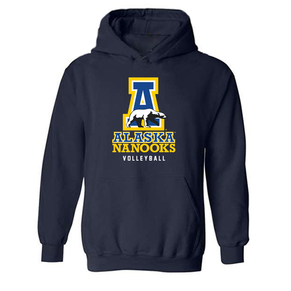 UAF - NCAA Women's Volleyball : Kelli Wright - Classic Shersey Hooded Sweatshirt-0
