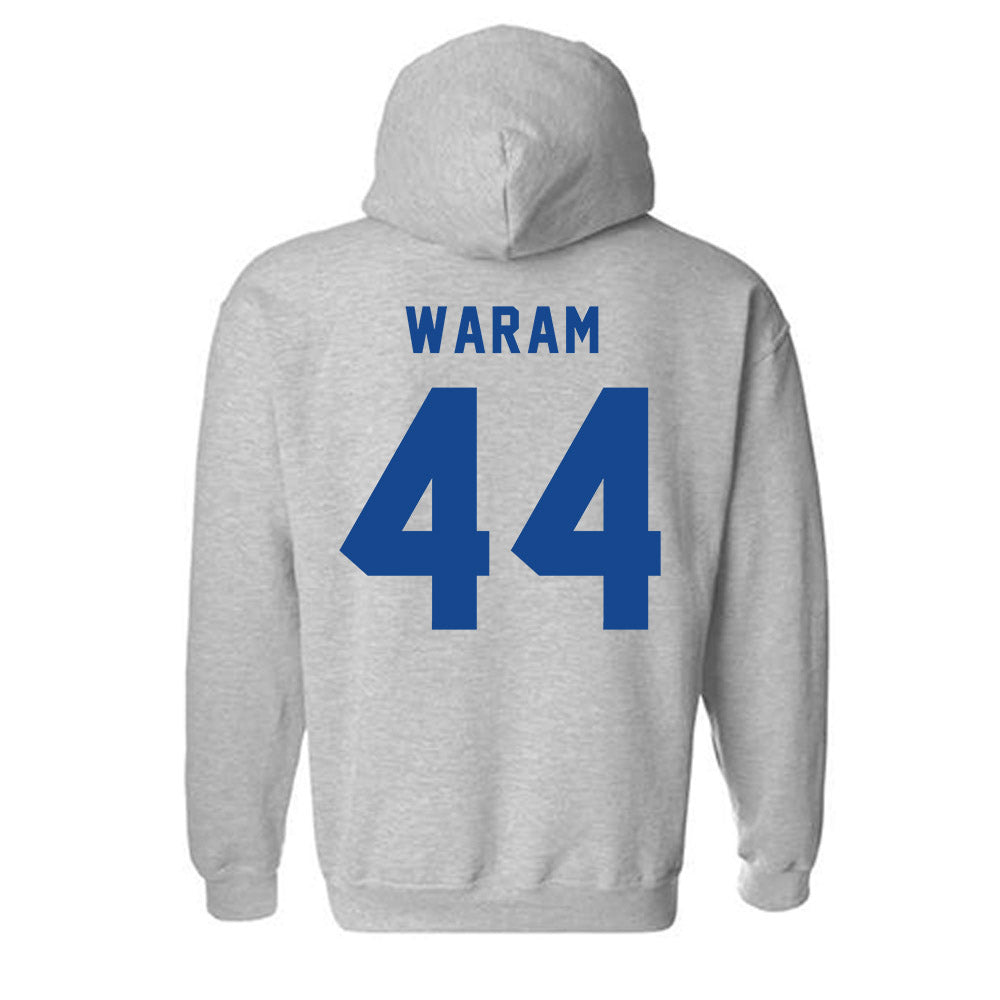 UAF - NCAA Women's Basketball : Halle Waram - Classic Shersey Hooded Sweatshirt-1