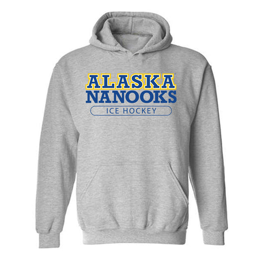 UAF - NCAA Men's Ice Hockey : Seth Fryer - Classic Shersey Hooded Sweatshirt-0