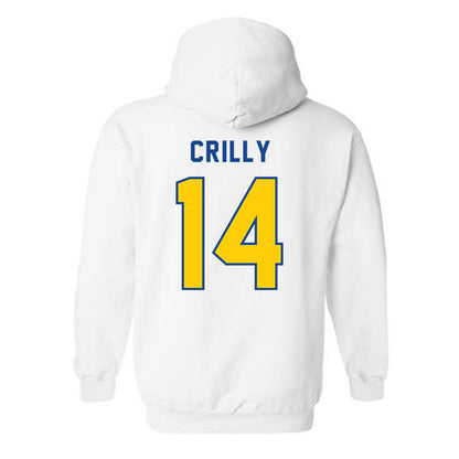 UAF - NCAA Men's Basketball : Davis Crilly - Classic Shersey Hooded Sweatshirt-1