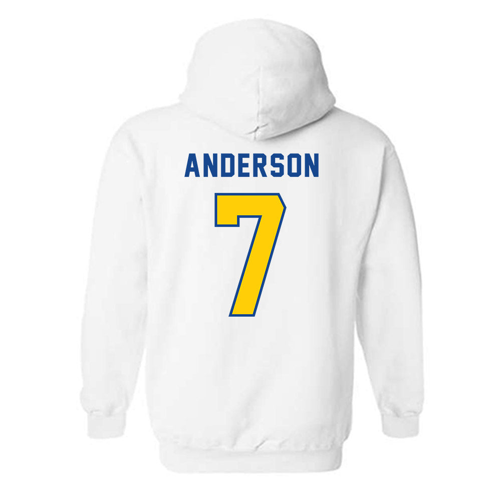 UAF - NCAA Men's Ice Hockey : Jackson Anderson - Classic Shersey Hooded Sweatshirt-1