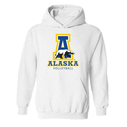 UAF - NCAA Women's Volleyball : Presley Engelauf - Classic Shersey Hooded Sweatshirt-0