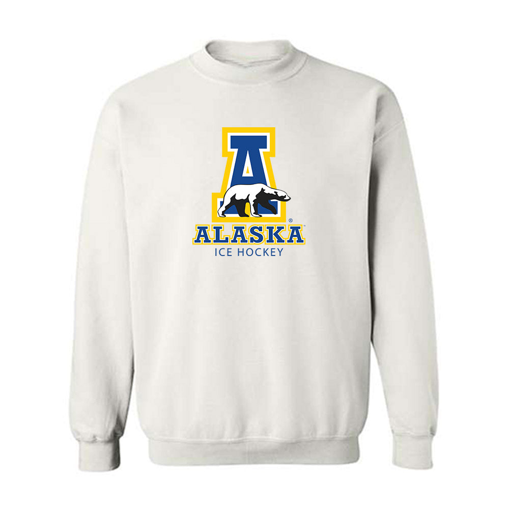 UAF - NCAA Men's Ice Hockey : Jackson Anderson - Classic Shersey Crewneck Sweatshirt-0