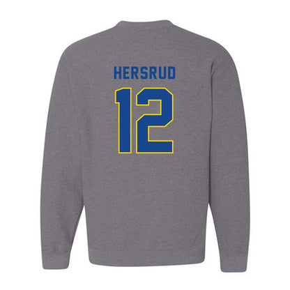 UAF - NCAA Men's Basketball : Jeremiah Hersrud - Classic Shersey Crewneck Sweatshirt-1