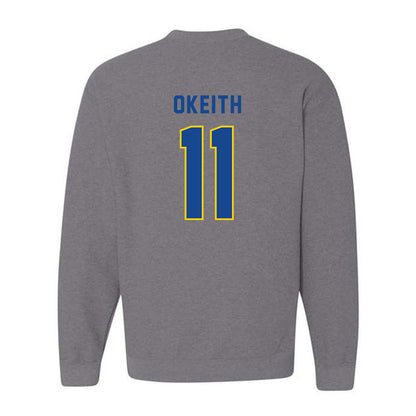 UAF - NCAA Men's Basketball : Jalai Okeith - Classic Shersey Crewneck Sweatshirt-1