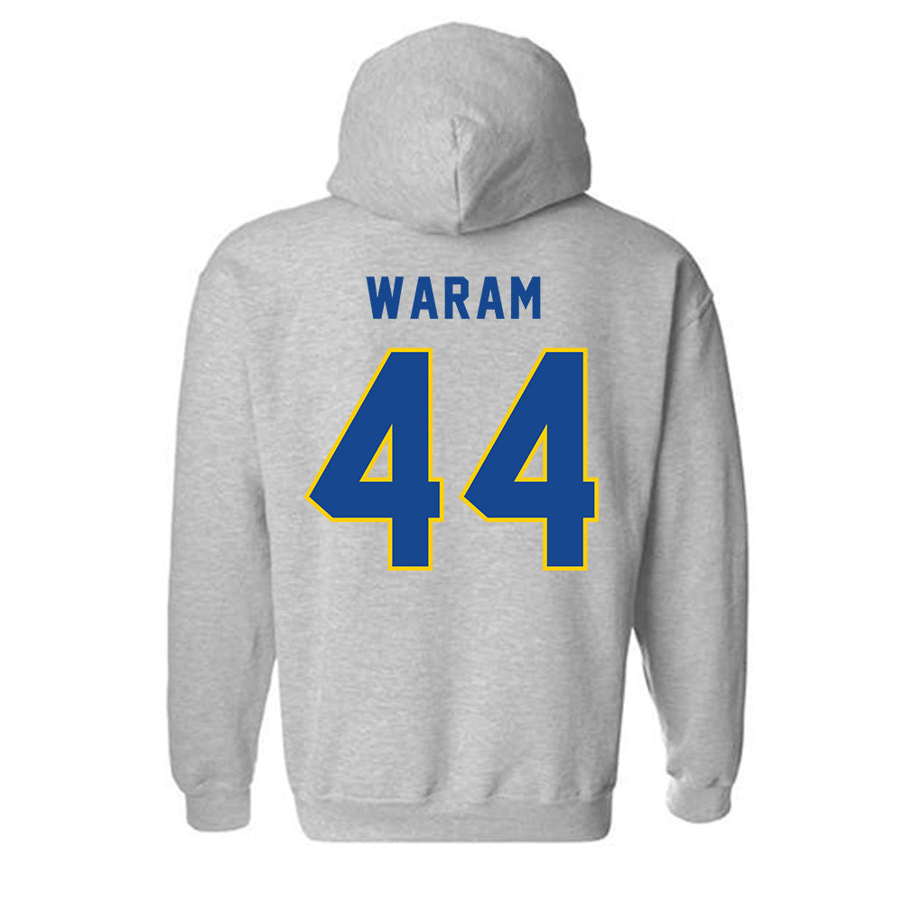 UAF - NCAA Women's Basketball : Halle Waram - Classic Shersey Hooded Sweatshirt-1