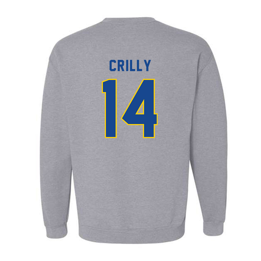 UAF - NCAA Men's Basketball : Davis Crilly - Classic Shersey Crewneck Sweatshirt-1