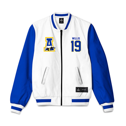 UAF - NCAA Women's Volleyball : Genevieve Willis - Bomber Jacket-0