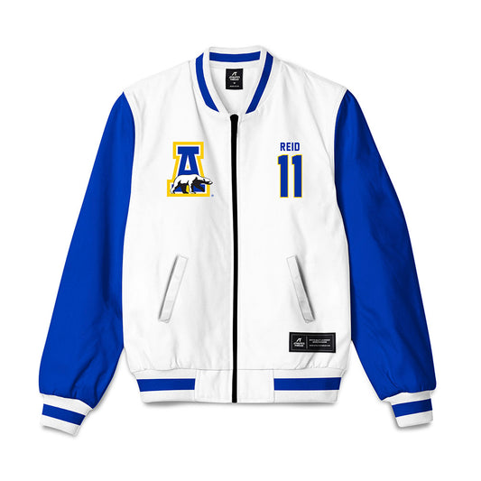 UAF - NCAA Men's Basketball : Javares Reid - Bomber Jacket-0