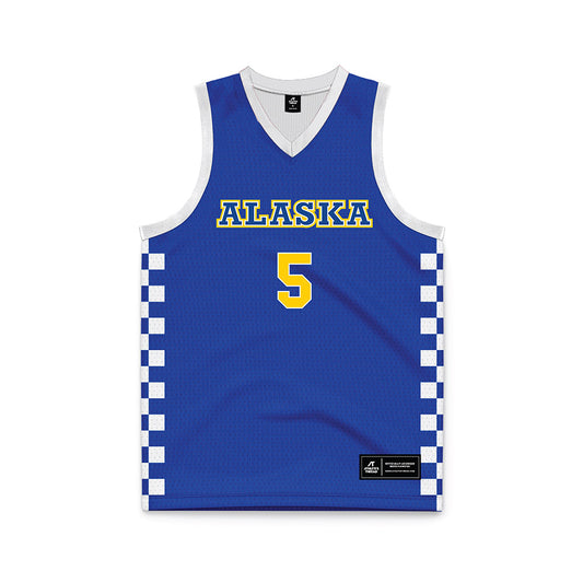 UAF - NCAA Men's Basketball : Marcus Stockhausen - Basketball Jersey-0