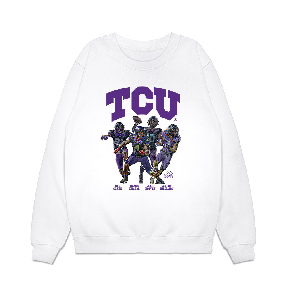 TCU - NCAA Football : - Collage Premium Crewneck Sweatshirt-0