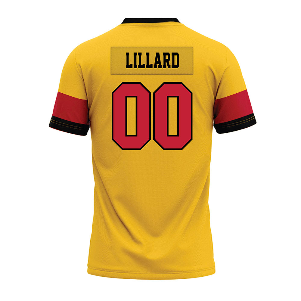 Ferris State - NCAA Football : Devin Lillard - 2024 Yellow Premium Football Jersey-1