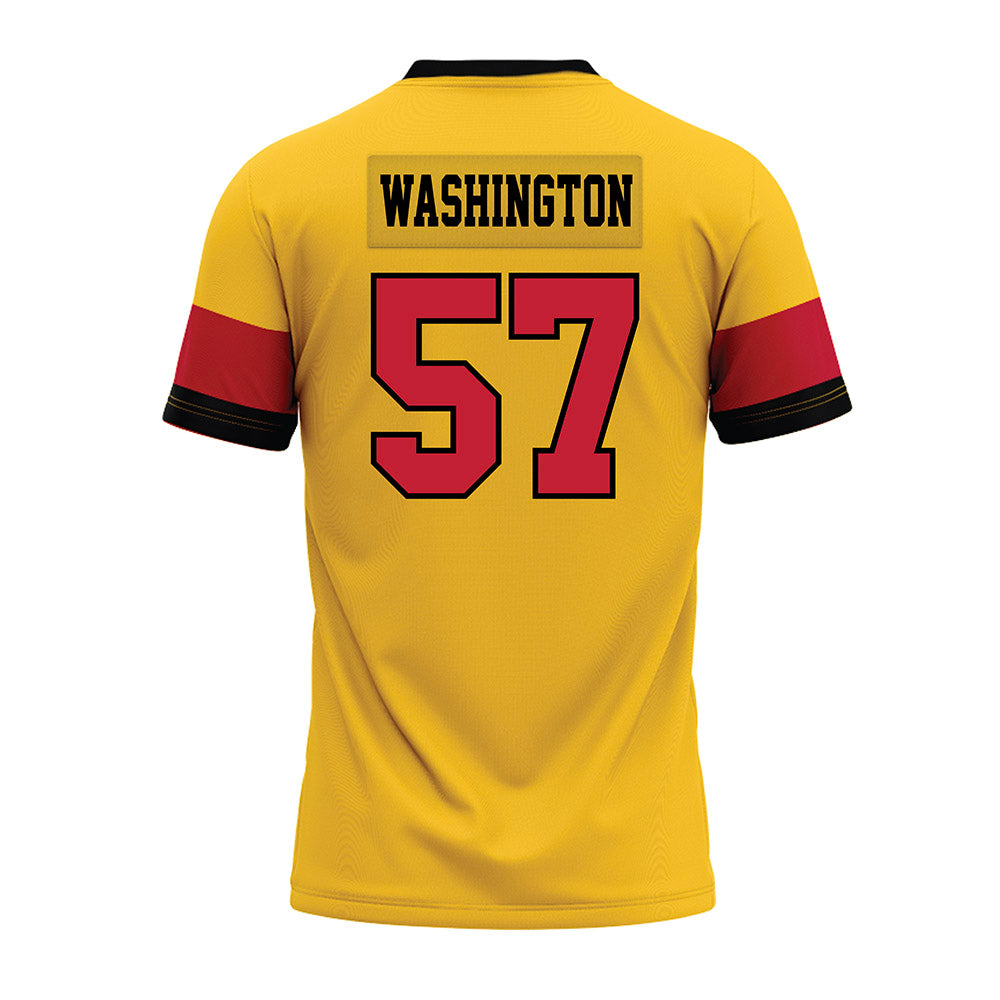 Ferris State - NCAA Football : Jaylen Washington - 2024 Yellow Premium Football Jersey-1
