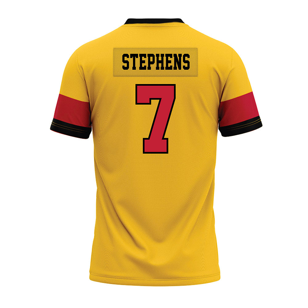 Ferris State - NCAA Football : Shon Stephens - 2024 Yellow Premium Football Jersey-1