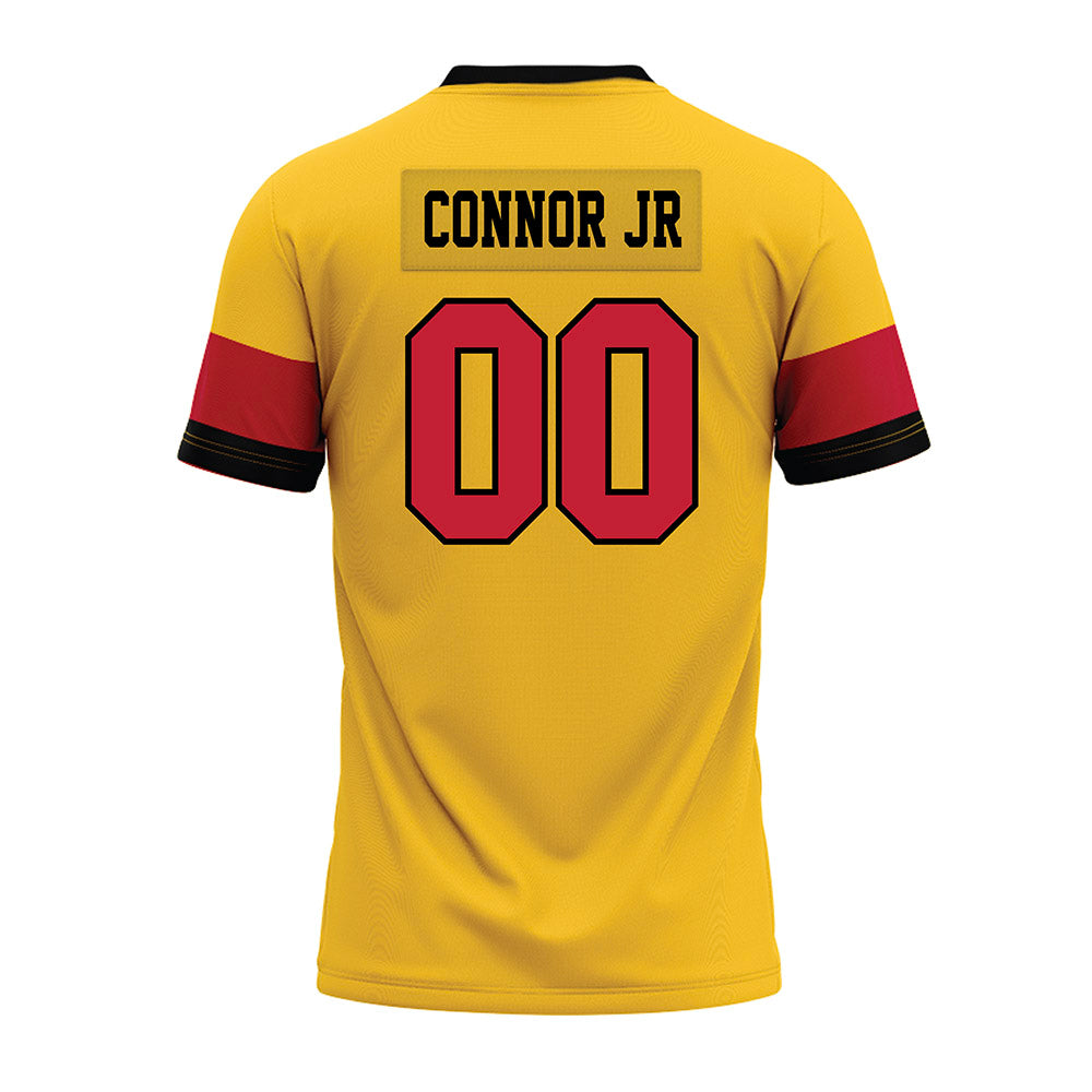 Ferris State - NCAA Football : Daniel Connor Jr - 2024 Yellow Premium Football Jersey-1