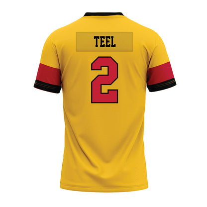 Ferris State - NCAA Football : Odell Teel - 2024 Yellow Premium Football Jersey-1