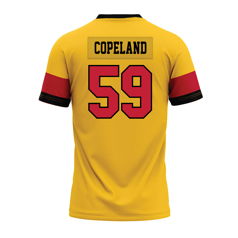 Ferris State - NCAA Football : Isiah Copeland - 2024 Yellow Premium Football Jersey-1