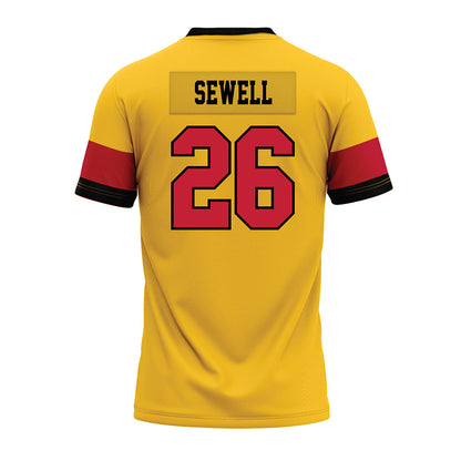 Ferris State - NCAA Football : JJ Sewell - 2024 Yellow Premium Football Jersey-1