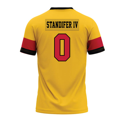 Ferris State - NCAA Football : Milton Standifer IV - 2024 Yellow Premium Football Jersey-1