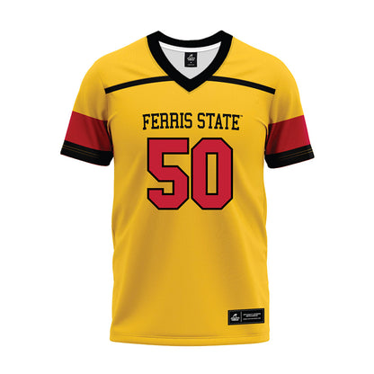 Ferris State - NCAA Football : Deshaun Wheeler - 2024 Yellow Premium Football Jersey-0