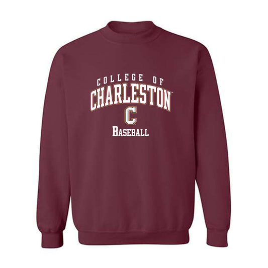 Charleston - NCAA Baseball : Carson Bryant - Classic Shersey Crewneck Sweatshirt-0