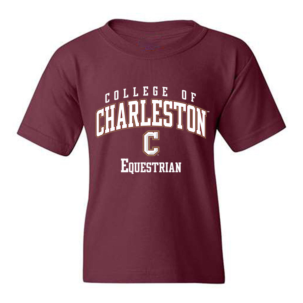 Charleston - NCAA Equestrian : Cece Tamburini - Youth T-Shirt-0