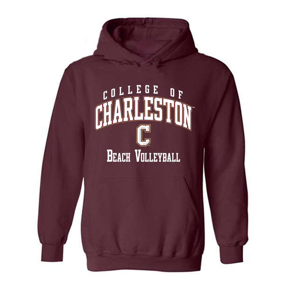 Charleston - NCAA Beach Volleyball : Jordan Patrick - Classic Shersey Hooded Sweatshirt-0