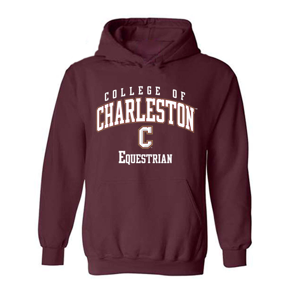 Charleston - NCAA Equestrian : Ella Collins - Classic Shersey Hooded Sweatshirt-0
