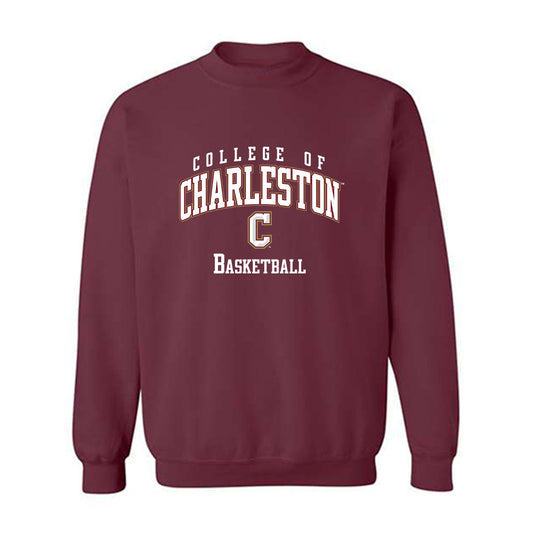 Charleston - NCAA Men's Basketball : Will Mortimore - Classic Shersey Crewneck Sweatshirt-0