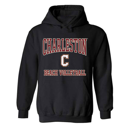 Charleston - NCAA Beach Volleyball : Jordan Patrick - Classic Shersey Hooded Sweatshirt-0