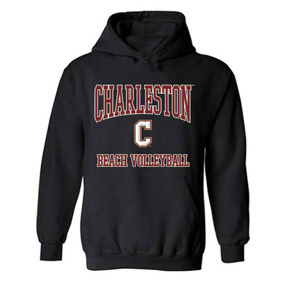 Charleston - NCAA Beach Volleyball : Holly Hopkins - Classic Shersey Hooded Sweatshirt-0