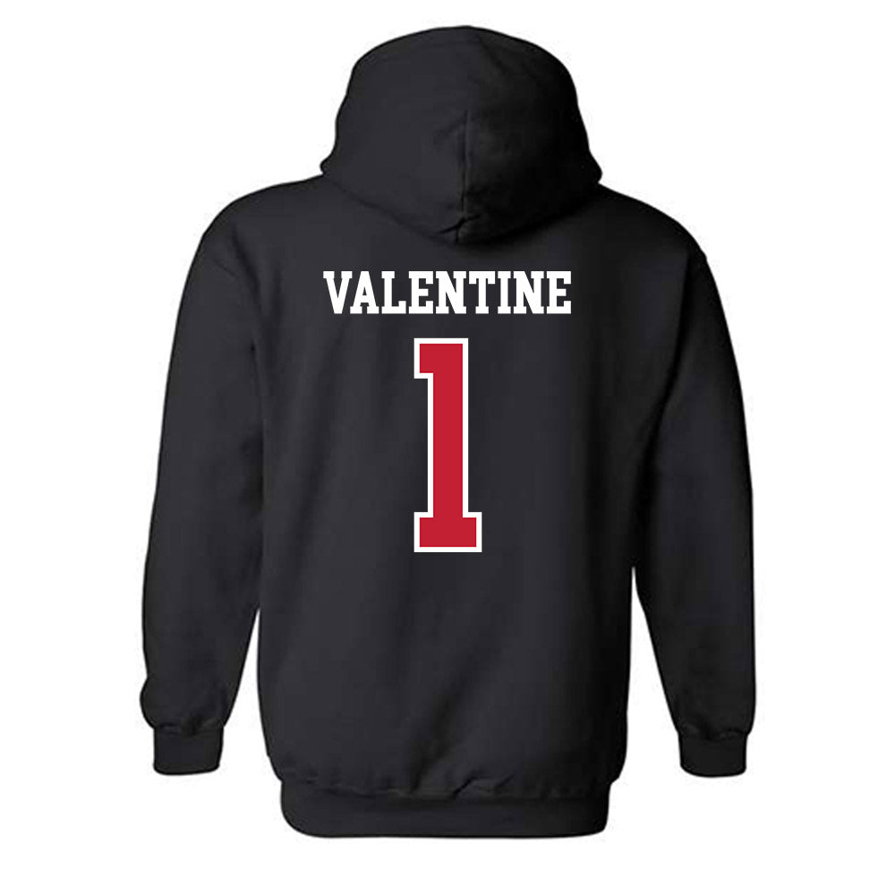 Northern Illinois - NCAA Men's Basketball : Makhai Valentine - Hooded Sweatshirt-1