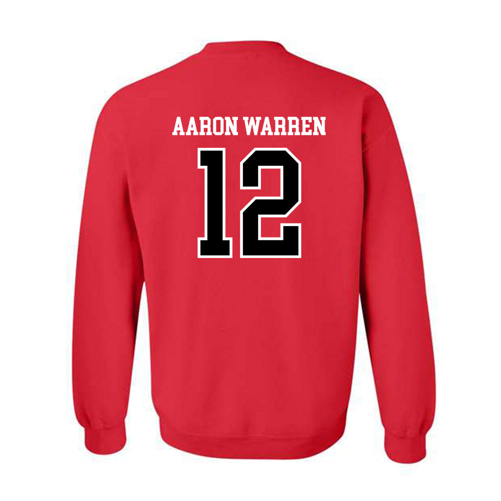 Northern Illinois - NCAA Football : Aaron Aaron Warren - Crewneck Sweatshirt-1