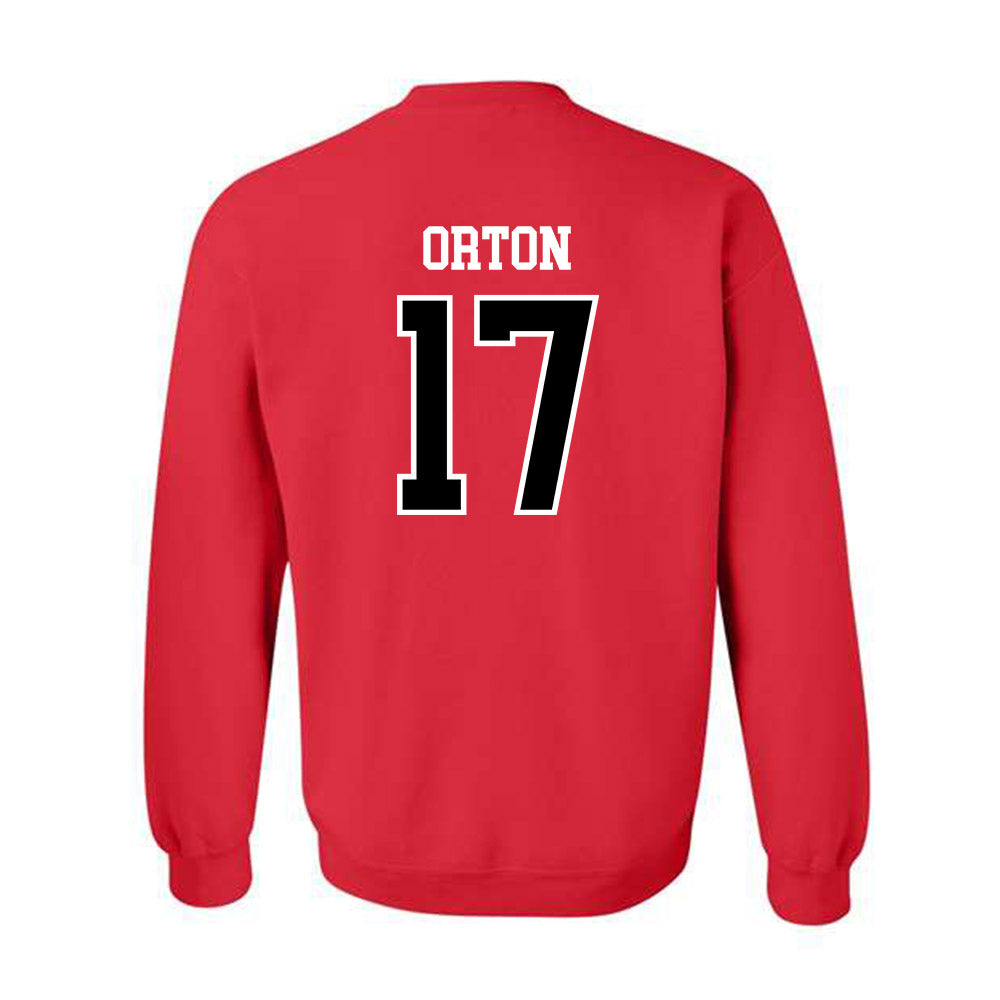 Northern Illinois - NCAA Baseball : Mason Orton - Crewneck Sweatshirt-1