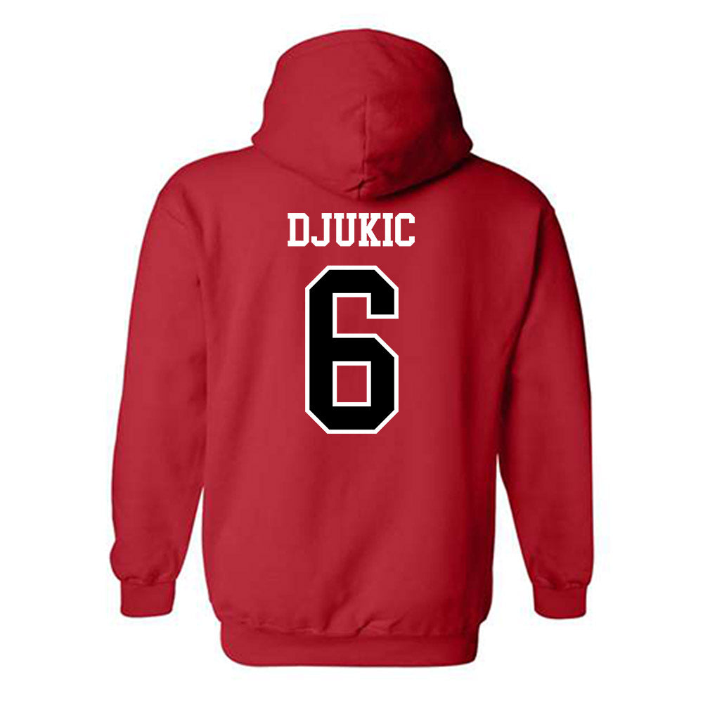 Northern Illinois - NCAA Women's Volleyball : Viktoria Djukic - Hooded Sweatshirt-1