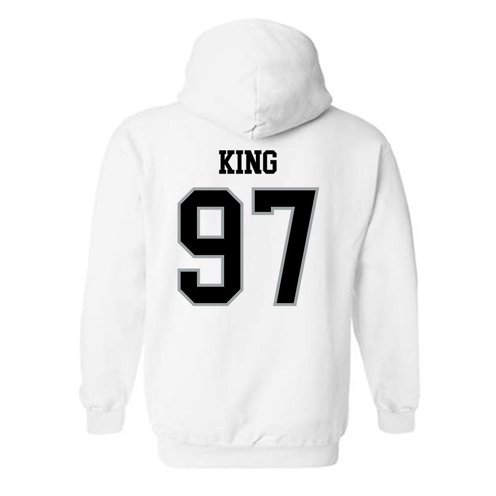 Northern Illinois - NCAA Football : JT KING - Classic Shersey Hooded Sweatshirt-1