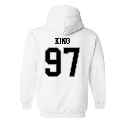 Northern Illinois - NCAA Football : JT KING - Classic Shersey Hooded Sweatshirt-1