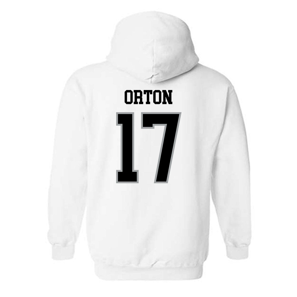 Northern Illinois - NCAA Baseball : Mason Orton - Classic Shersey Hooded Sweatshirt-1