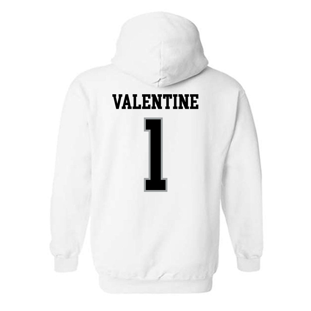 Northern Illinois - NCAA Men's Basketball : Makhai Valentine - Classic Shersey Hooded Sweatshirt-1