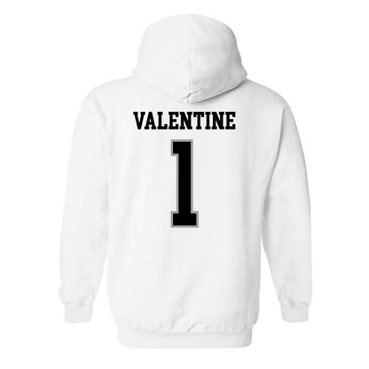 Northern Illinois - NCAA Men's Basketball : Makhai Valentine - Classic Shersey Hooded Sweatshirt-1