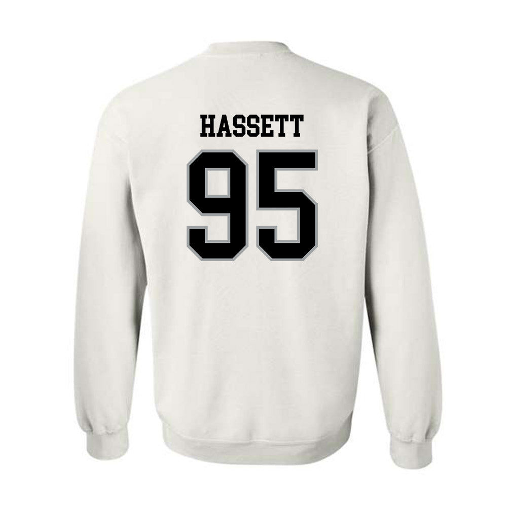 Northern Illinois - NCAA Football : Ryan Hassett - Classic Shersey Crewneck Sweatshirt-1