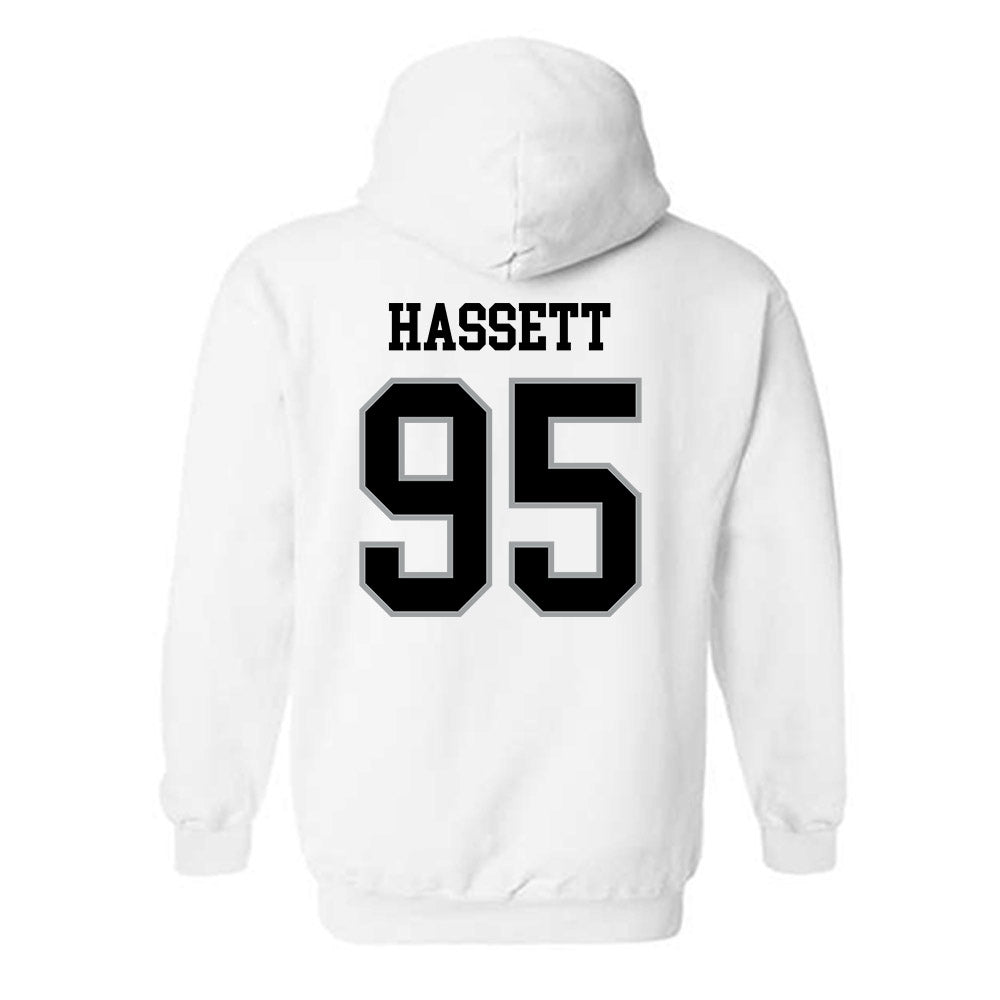 Northern Illinois - NCAA Football : Ryan Hassett - Classic Shersey Hooded Sweatshirt-1