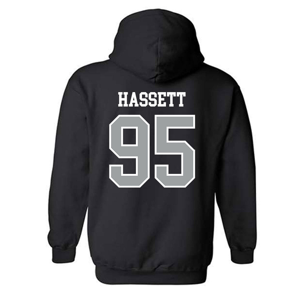 Northern Illinois - NCAA Football : Ryan Hassett - Classic Shersey Hooded Sweatshirt-1