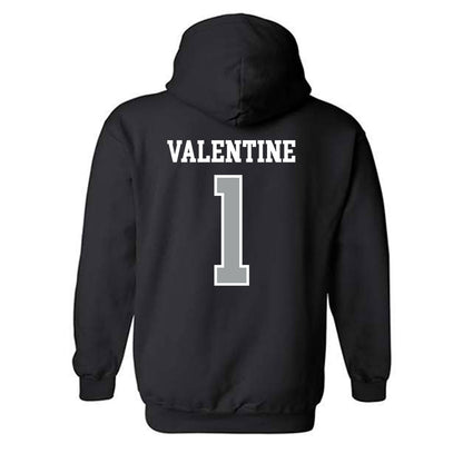Northern Illinois - NCAA Men's Basketball : Makhai Valentine - Classic Shersey Hooded Sweatshirt-1